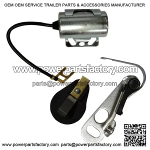 For John Deere A and B ÿ Distributor Tune Up Kit, Fits Delco Points Condenser Rotor