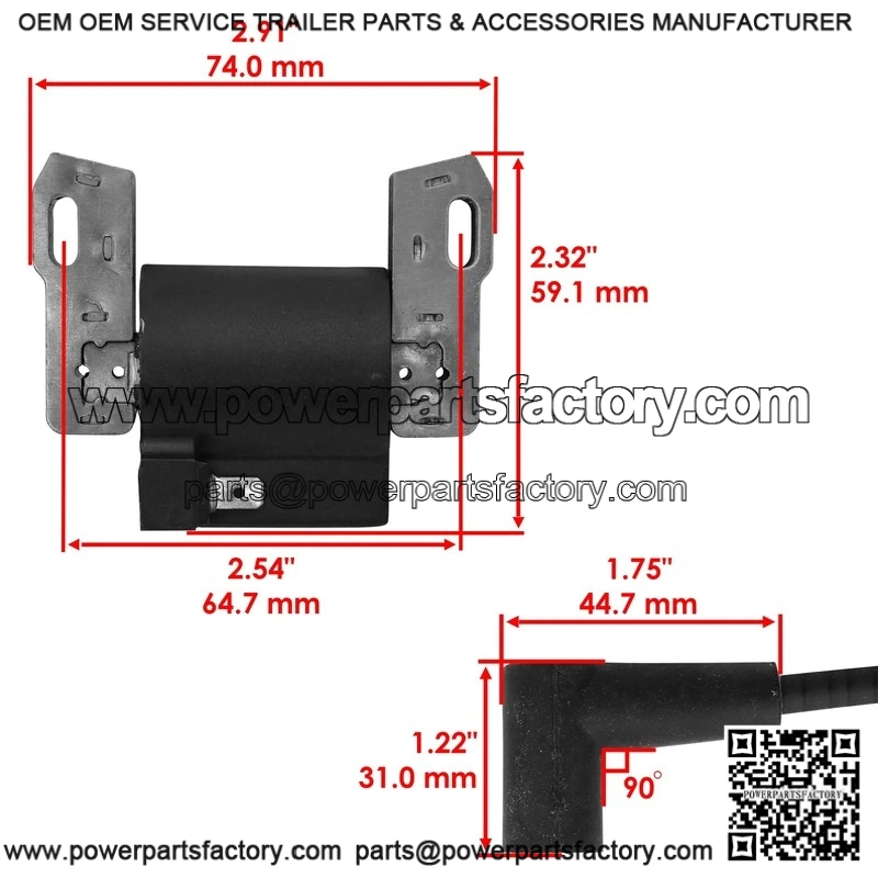 Ignition Coil with Spark Plug Kit Compatible with John Deere Z425 Z435 Z445 EZtrak Mowers - Replaces MIA12788 - Image 2