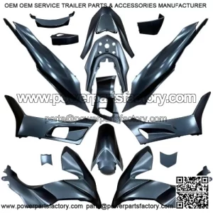 Dark Grey Body Cover Set for Honda PCX125 2021-2024 PNL103A