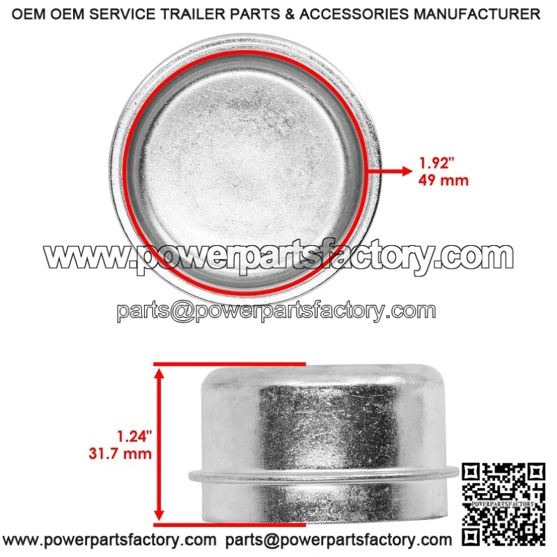 Wheel Grease Cap for Simplicity, Snapper & Ferris ?C Part #5021073SM / 5021073 - Image 2