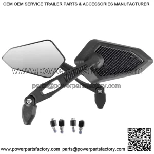 Silver Logo Street Limited Mirrors for Yamaha XMAX 125/250