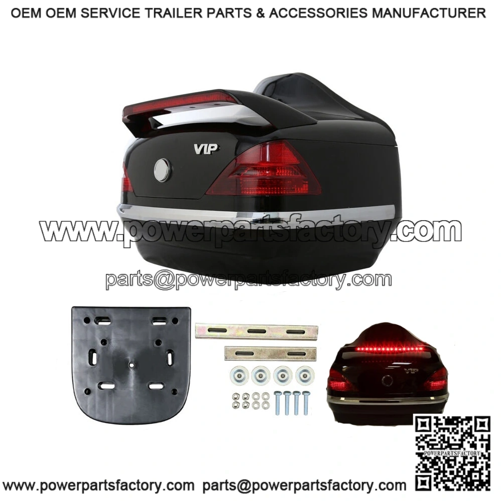 Universal Motorcycle Trunk Tail Box Luggage Trunk with Integrated Light for Honda PCX125