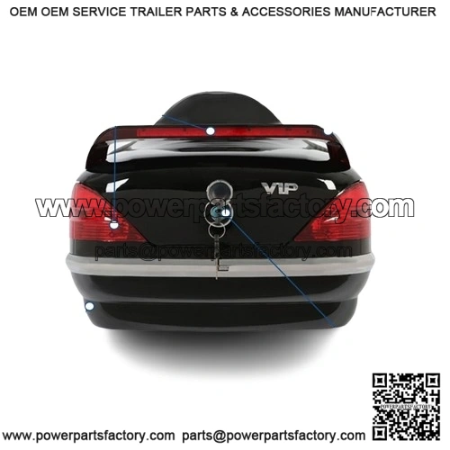 Universal Motorcycle Trunk Tail Box Luggage Trunk with Integrated Light for Honda PCX125 - Image 3