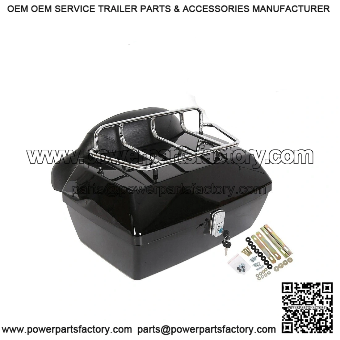 Trunk Luggage Tail Box for Harley Cruiser Motorcycle Compatible with Honda PCX125
