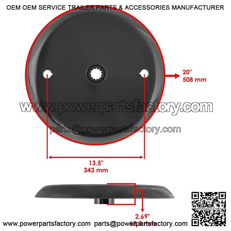 40HP Stump Jumper for King Kutter Rotary Cutters ?C Models P-48-40-P, P-60-40-P, P-72-40-P ?C Part #403031 - Image 2