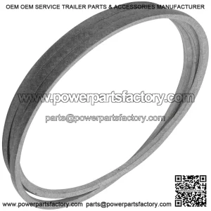 TCU18603 54-Inch Replacement Deck Drive Belt Compatible with John Deere ZTrak 727A Mower - 155" x 5/8" Size