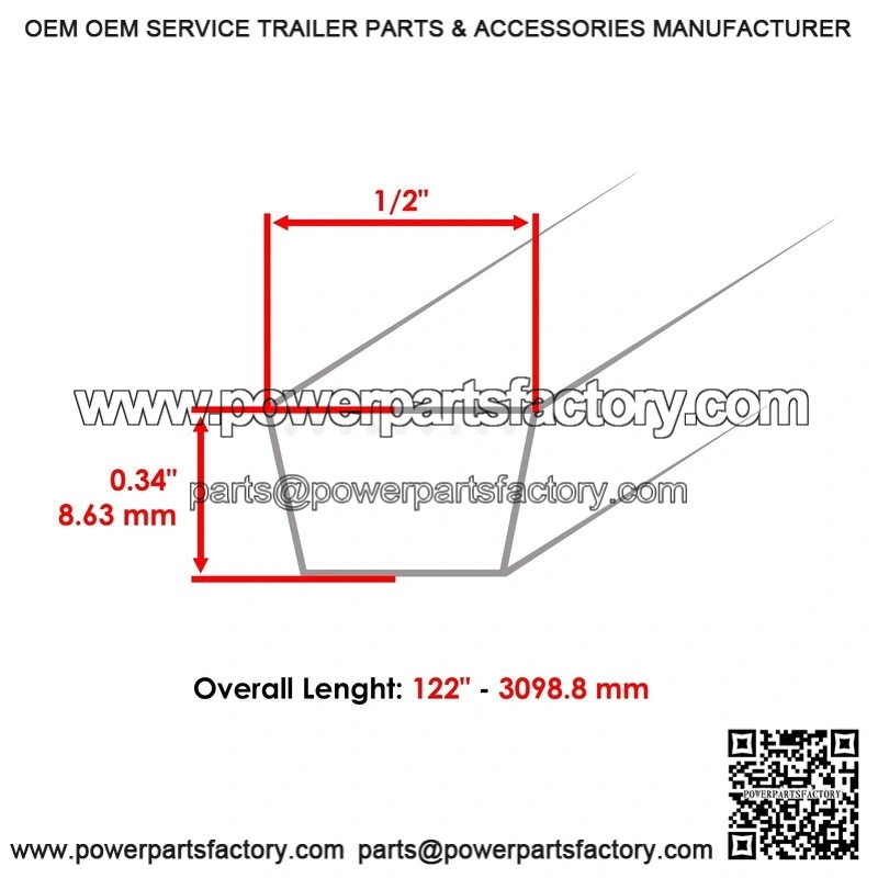 46-Inch Deck Belt for Cub Cadet LT 1045 LT 1046 i1046 Models - Replaces 954-04118 754-04118 - Image 2