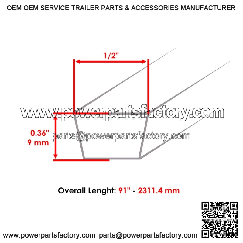37X75MA 037X75A 42-Inch Deck Drive Belt for Murray Riding Lawn Mowers - Multiple Part Numbers - Image 2