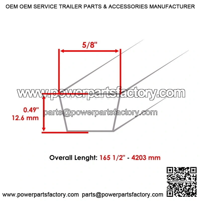 48-Inch Deck Belt for Toro Z Master 74490 74495 Commercial Mowers - Fits 126-7731 133-7075 - Image 2