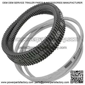 42-Inch Deck Primary & Secondary Belt Set for John Deere GX345 GX355 X324 - M43820 M118684