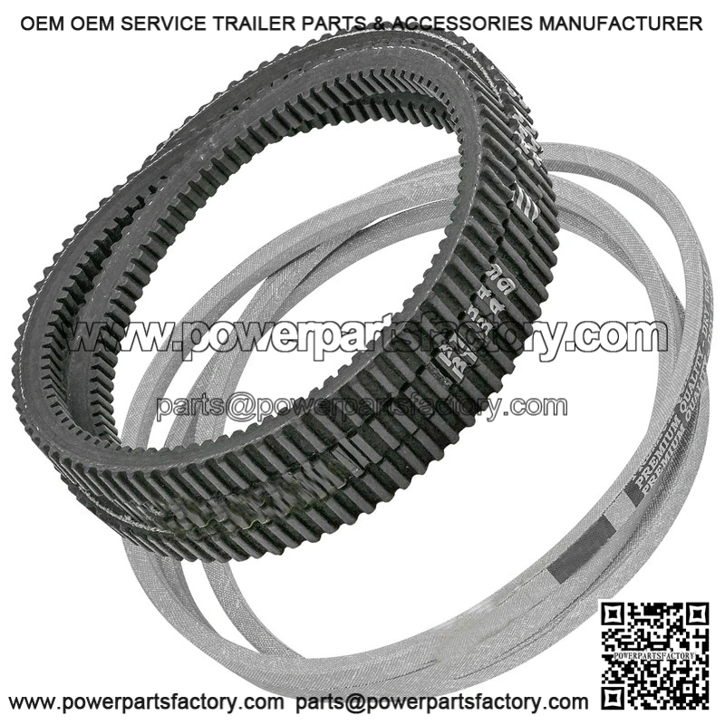 42-Inch Deck Primary & Secondary Belt Set for John Deere GX345 GX355 X324 - M43820 M118684
