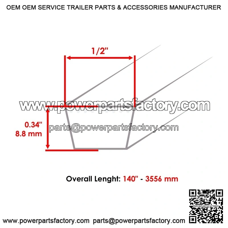 07200107 7200107 50-Inch Deck V-Belt for Ariens Zoom 1840 2150 2250 2350 2450 Mowers - Image 2