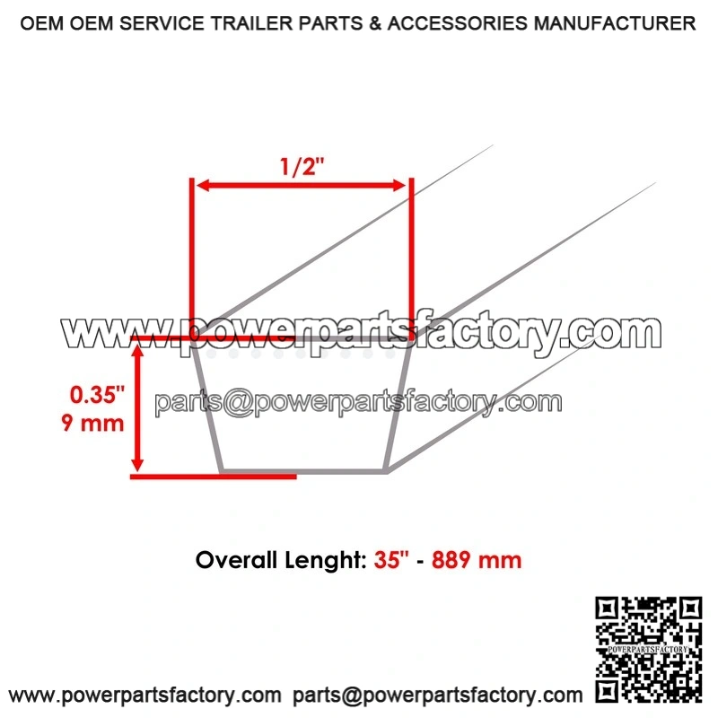 954-0101A 751-0101A Snow Blower Belt for Troy-Bilt 210 2100 521 5521 721 Models - Image 2