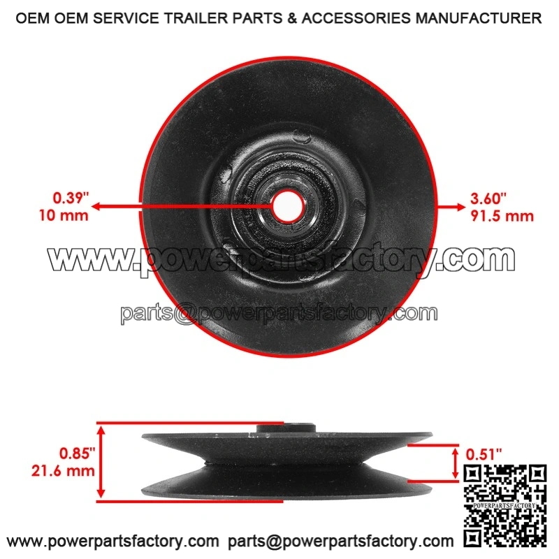 Idler Pulley for Toro Commando V7/V8 & Charger V7/V8 ?C Part #8510 - Image 2