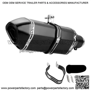 51mm Slip-On Exhaust Silencer for Yamaha XMAX 125/250/300/400