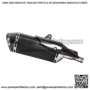 Titanium Black Approved Exhaust Terminal for 2024 Honda X-Adv 750