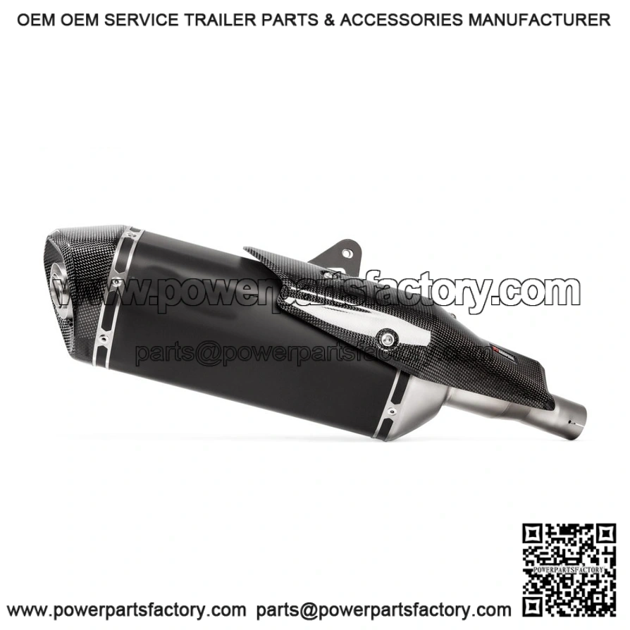 Titanium Black Approved Exhaust Terminal for 2024 Honda X-Adv 750