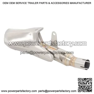 Chrome Muffler Exhaust Pipe QJ Motor QJ600GS SRK600 2020-2023