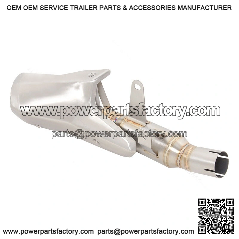 Chrome Muffler Exhaust Pipe QJ Motor QJ600GS SRK600 2020-2023