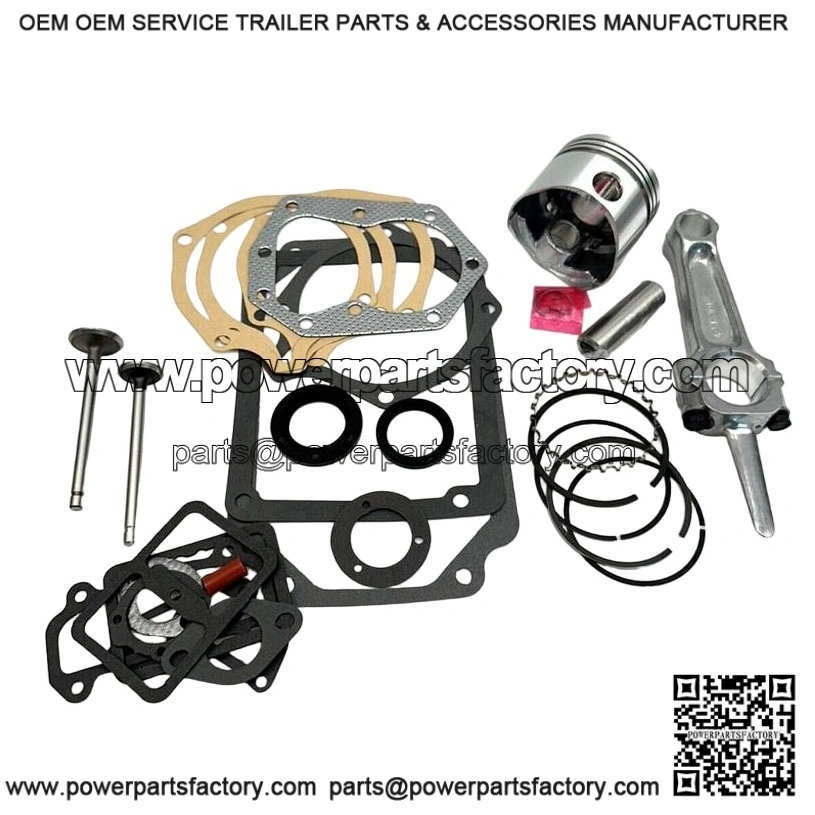 Master Rebuild Kit For 12HP Kohler K301 With Standard Piston And Rod And Valves
