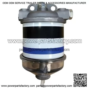 For Massey Ferguson and Ford ÿ Glass Bowl Diesel Fuel Filter Assembly, Replaces C5NE9165C