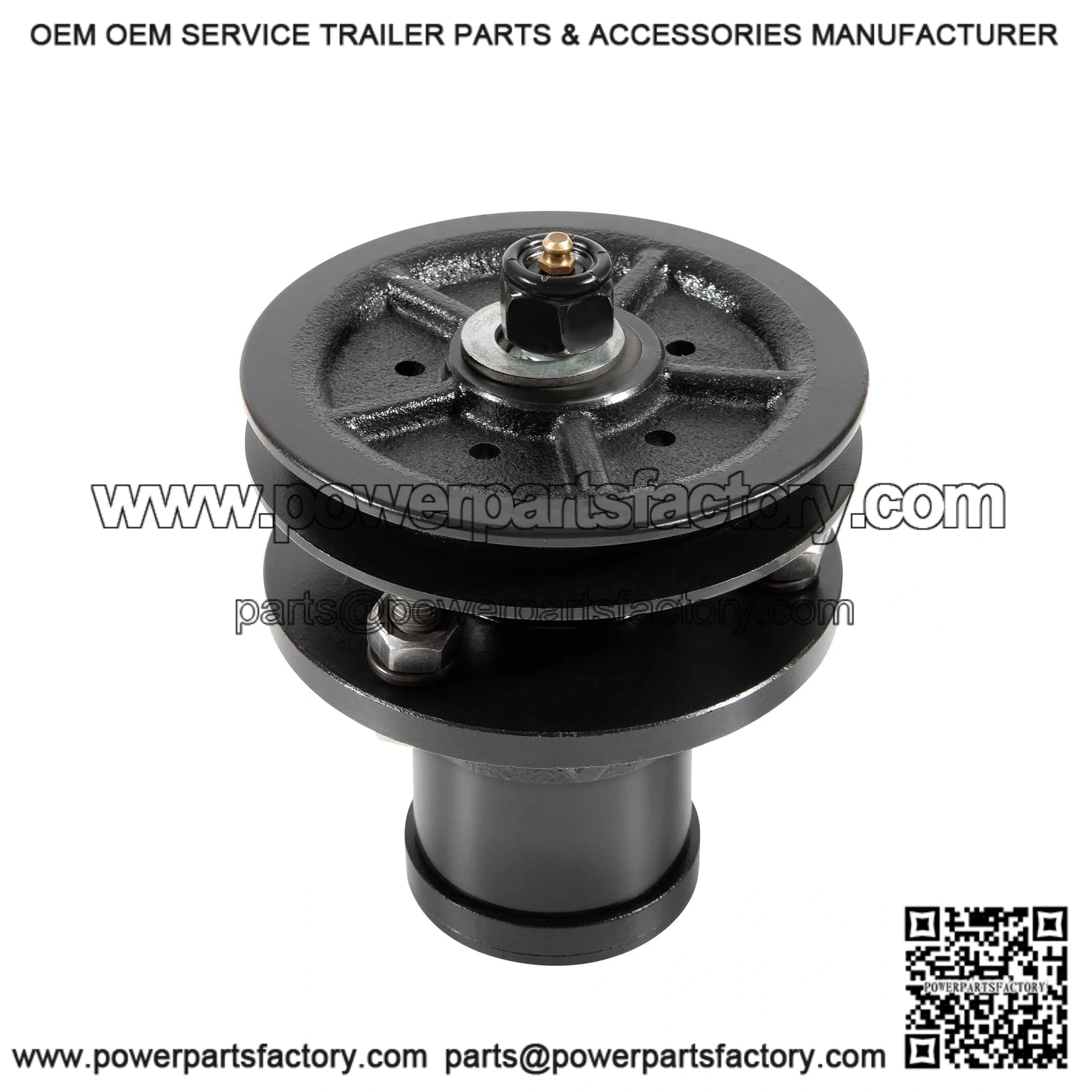 Complete spindle assembly 50051388 for Bush Hog RDTH, FTH, ATH, EFM, and TD mowers