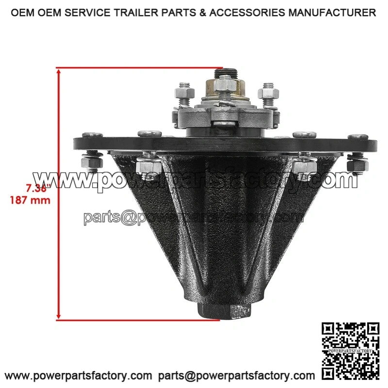 72-Inch Left-Hand Deck Spindle for Toro 74029 74074 7500-D & Z Master 127-0570 - Image 3