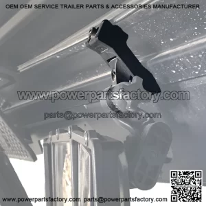 Center Rear View Mirror for Roll Cages on Polaris Ranger