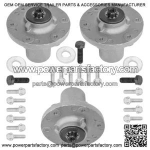 52-Inch Deck Spindle Assembly for Snapper ZTX350 360Z ZT2352 ZT21552 ZT2552 - Replaces 2691410 2691935