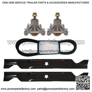 Deck Rebuild Kit With Blade Spindle Belt For Husqvarna RZ4623 Z246 RZ4619 46 Inch