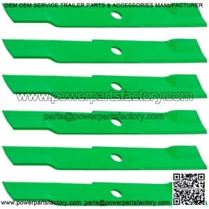 18" x 15/16" Circle Hole Mulching Blade ?C Fits 52", 60", 72" Decks ?C Compatible with Exmark