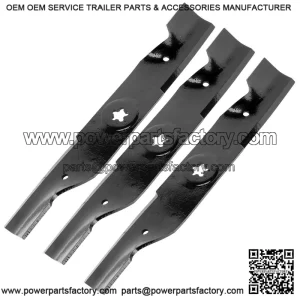 16-3/4" 5-Point Star Notched High-Lift Blade ?C Fits 48" Deck Husqvarna & Poulan