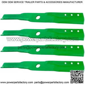 19-1/2" x 1" Circle Hole High-Lift Blade ?C Fits 38" Deck Snapper Mowers