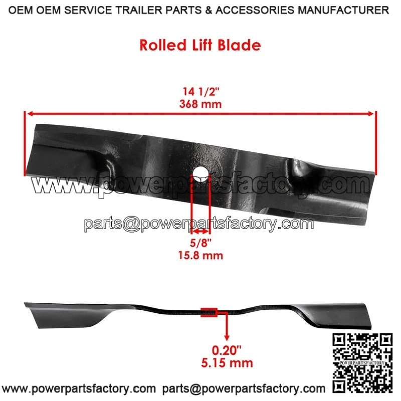 02961700 05901822 42-Inch Deck Blade with Bolt Kit for Gravely ZTXL42 ZTXL1842 - Image 2