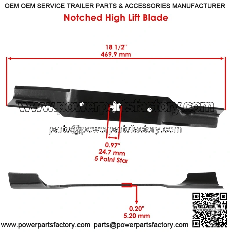 187254 187256 54-Inch Deck Blades Kit with Bolts for Craftsman Poulan Ayp/Electrolux - Image 2