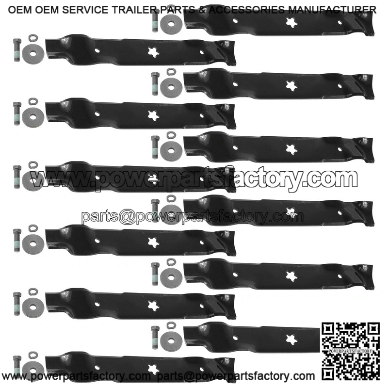 159705 145708 46-Inch Deck Blade with Bolt Kit for Husqvarna AYP Riding Mowers
