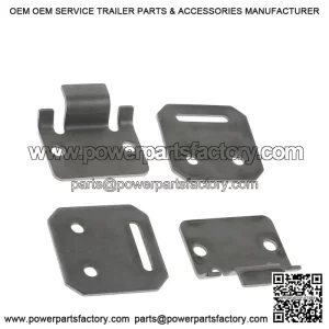 Set of 2 Seat Hinge Plate Male and Female Kits for Club Car DS Golf Cart 1979-Up
