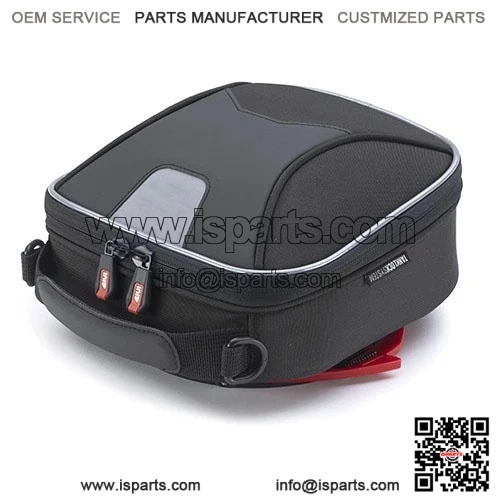 Black 3L Tank Bag for QJ MOTOR SRT 600 SX (2024) - Small Motorcycle Bag