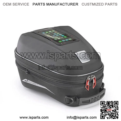 Black 15L Tank Bag ST612B for QJ ENGINE SRT 600 SX (2024) - Motorcycle Bag