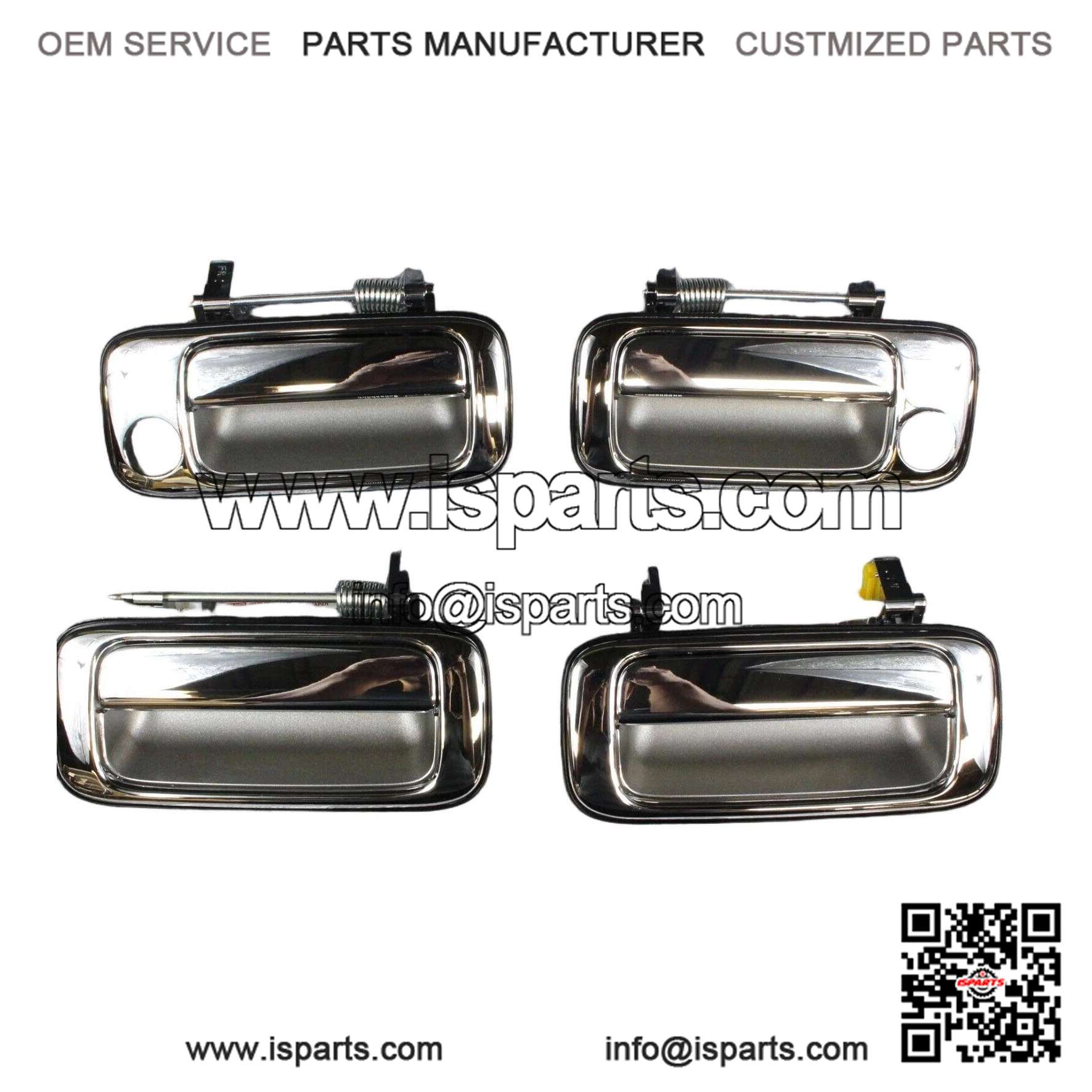 Chrome Outer Door Handle Knob SET ?C TOYOTA Land Cruiser FJ80 HDJ/FZJ80