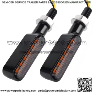 Flowing LED Turn Signals Light ?C 2x Amber Blinker Indicator for Motorcycle