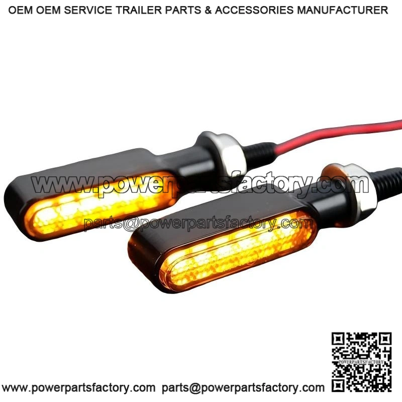 Flowing LED Turn Signals Light ?C 2x Amber Blinker Indicator for Motorcycle - Image 3