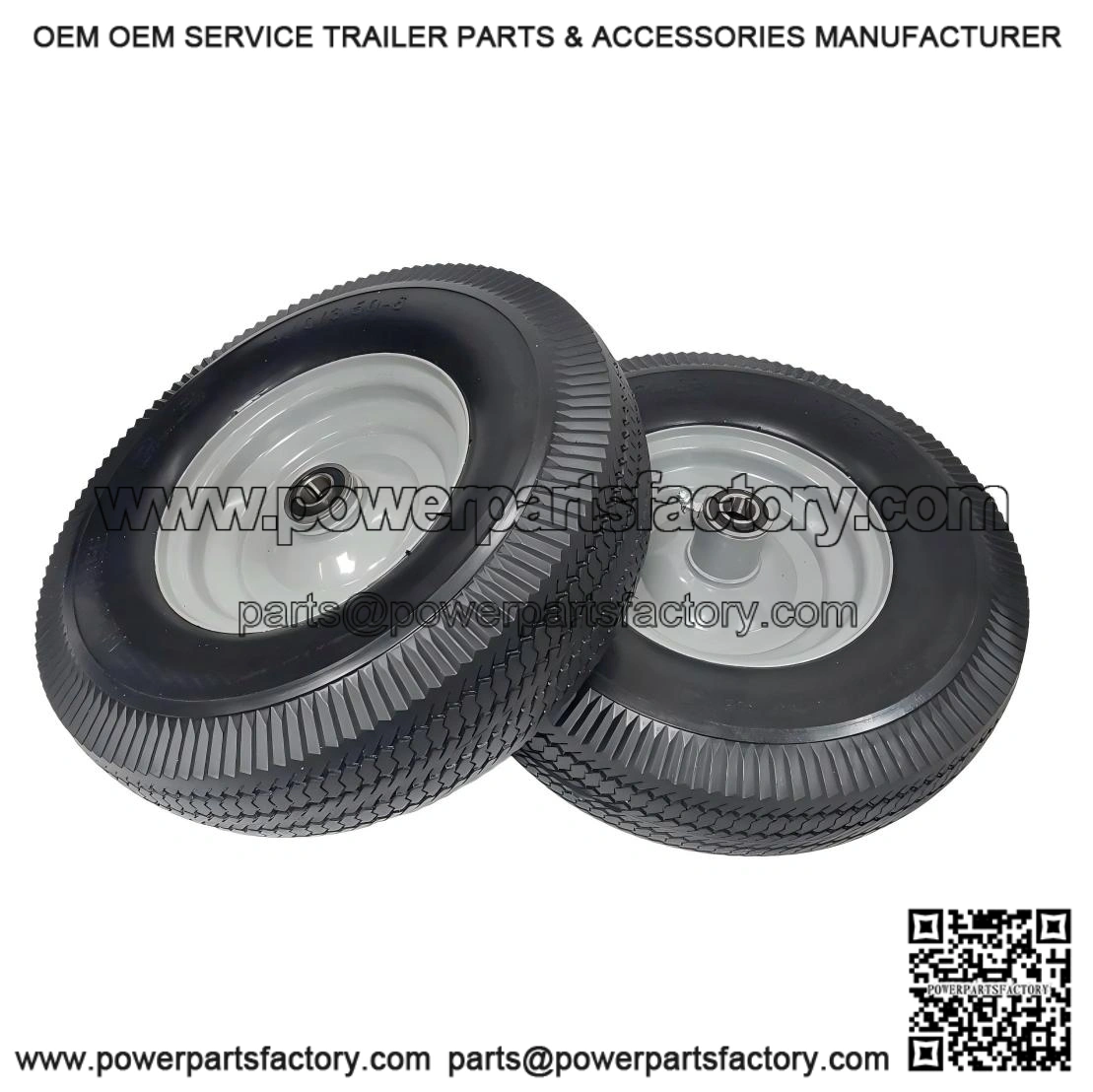 Solid Foam Wheel 2-Pack ?C 4.10/3.50X6 Size for Little Wonder 416420