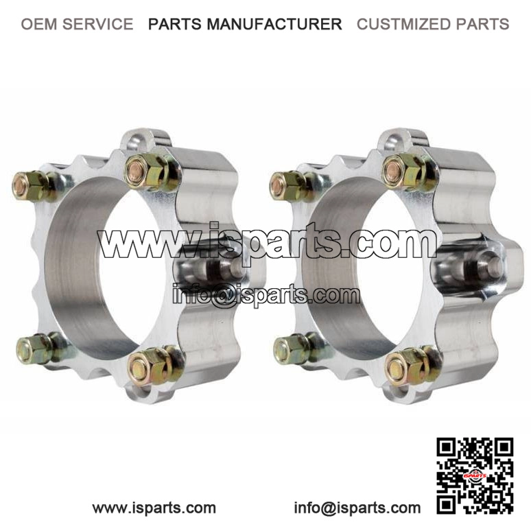 4x110 10x1.25 2 Inch Rear Wheel Spacers for Sport ATV UTV Quad Bike
