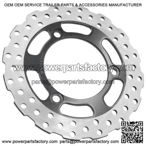 For Kawasaki Ninja 250R EX250J 2008 2009 2010-2012 Rear Brake Disc Rotor With Pad