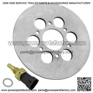 For Yamaha Banshee 350 YFZ350 1990-2006 2 Front Wheel Brake Disc Rotor