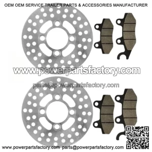 For Yamaha Rhino 450 YXR450 4X4 2006-09 Rear Brake Caliper And Disc Rotor With Pad