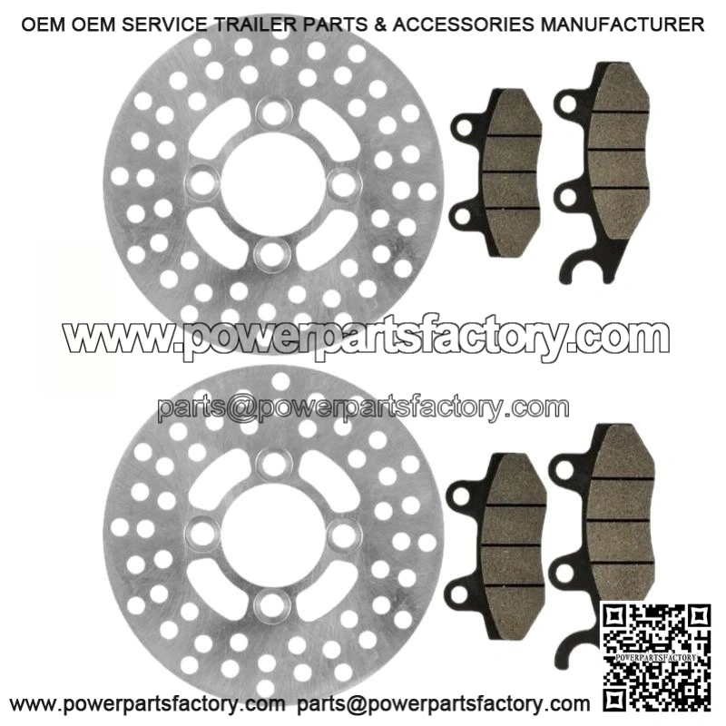 For Yamaha Rhino 450 YXR450 4X4 2006-09 Rear Brake Caliper And Disc Rotor With Pad