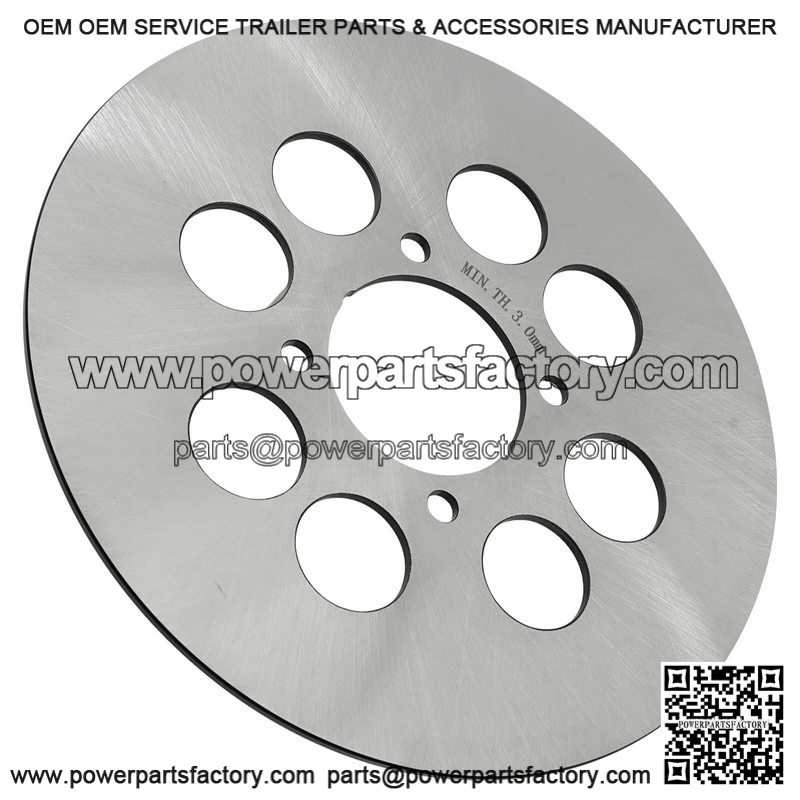 For Yamaha Raptor 660R 2001-2005 Rear Right Brake Disc with Brake Pads and Bolts