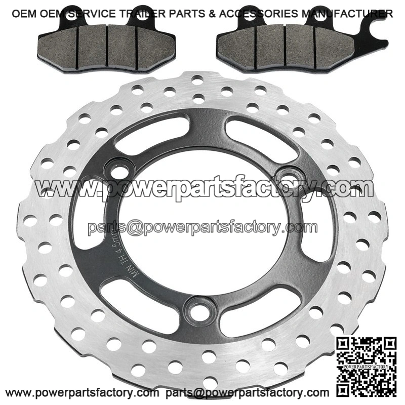 For Yamaha Kodiak 450 YFM450F 4x4 2003 2004 Front Rear Brake Caliper With Disc Pad - Image 3